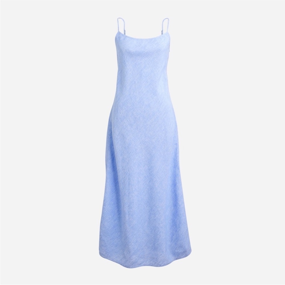 J. Crew Light Blue Midi Dress